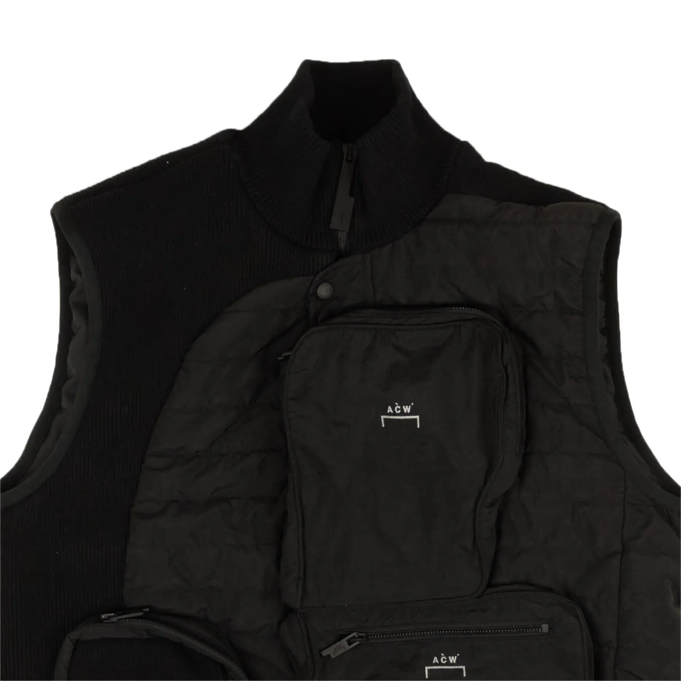 A-COLD-WALL* Black Puffer Outerwear Vest