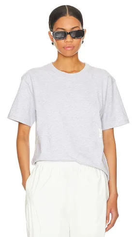 Alexander Wang Essential Short Sleeve Tee in Light Grey