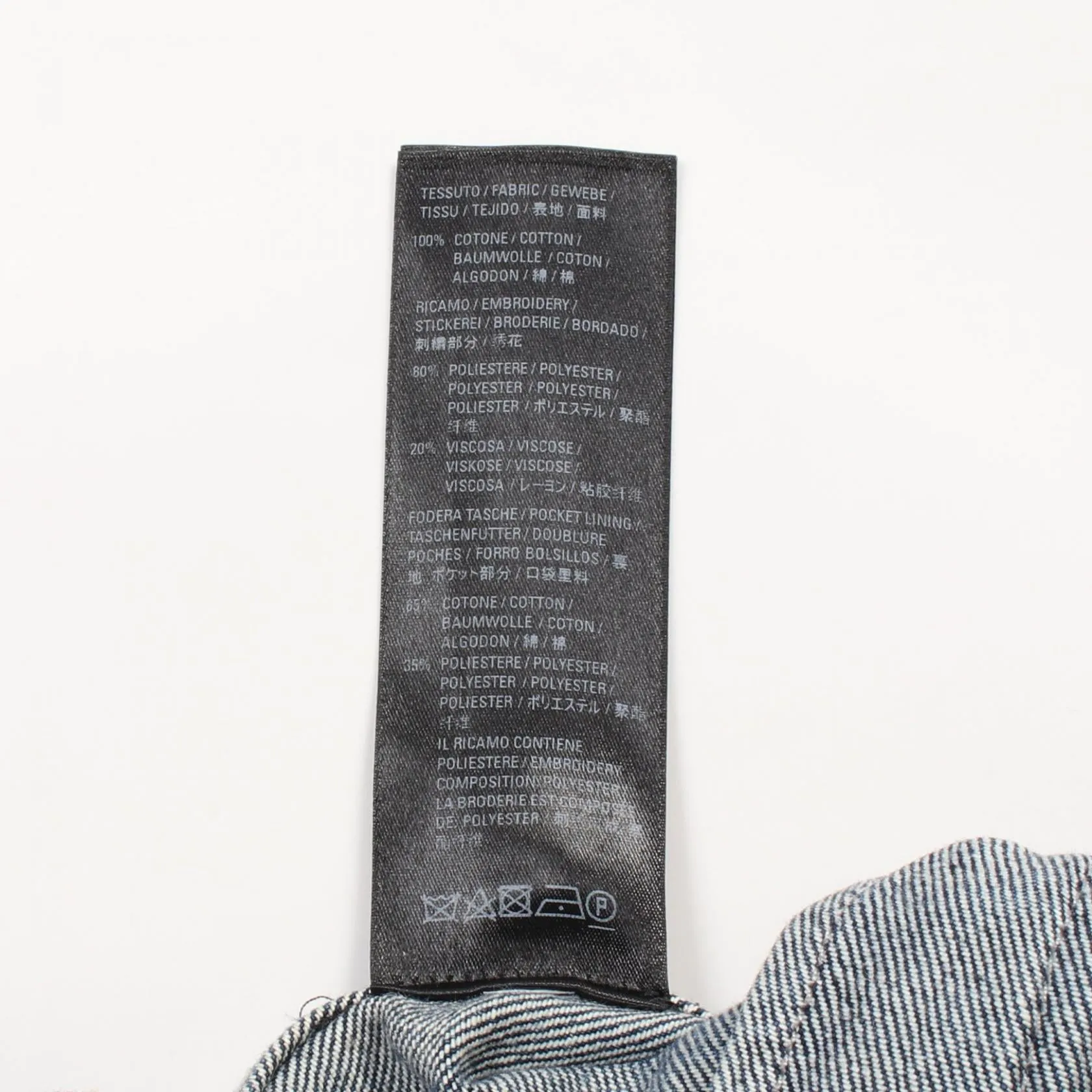 Balenciaga Denim Jacket Cotton Blue