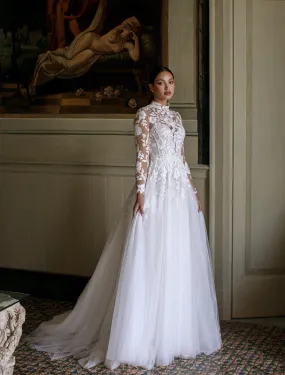 Deluxe White Wedding Dress