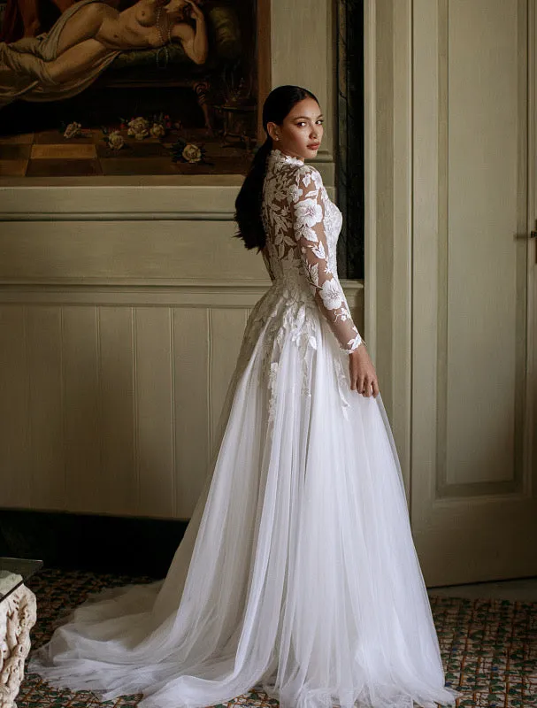 Deluxe White Wedding Dress