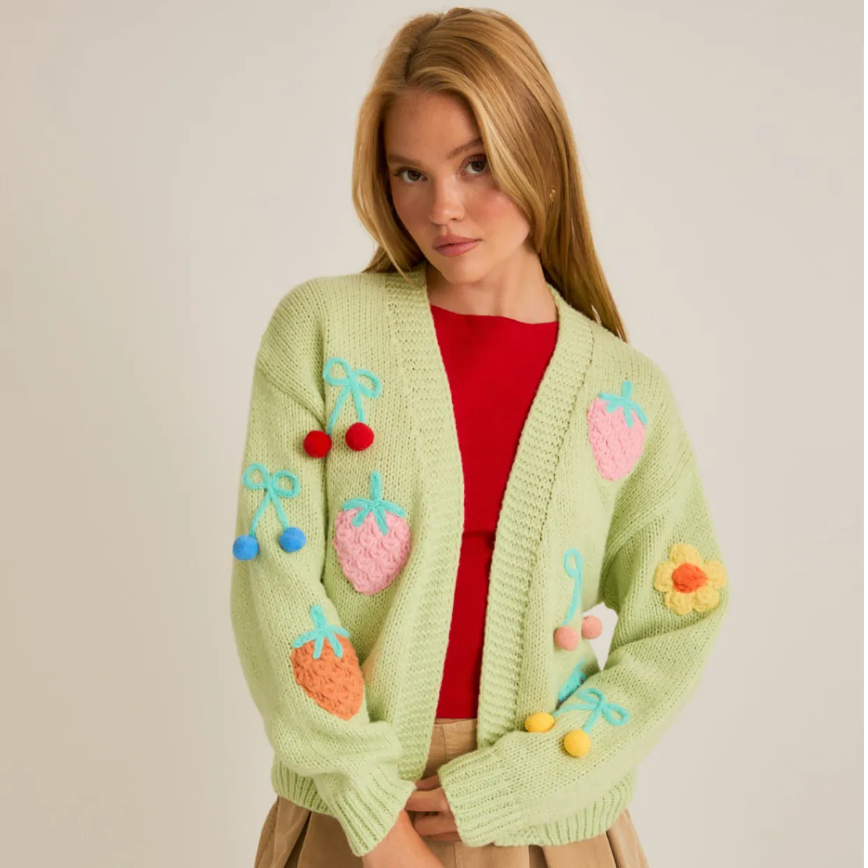 farmer's market cardigan