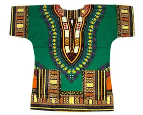 Green - African Dashiki Shirt