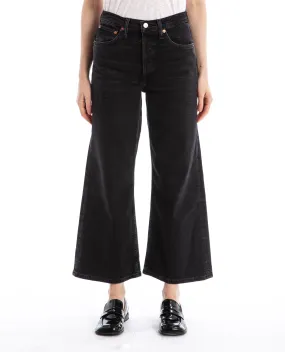 High Rise Wide Leg Crop