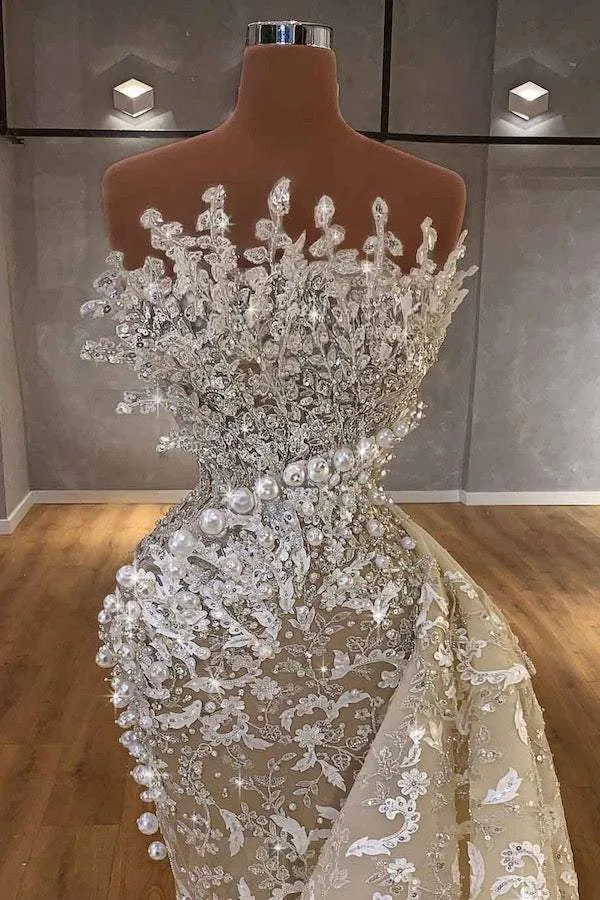 Hypnotic Silver Wedding Dress