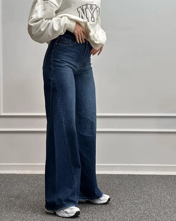 J # 01 Chakoor Wide Leg Jeans For Woman
