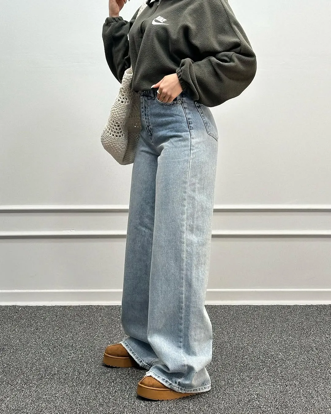 J # 01 Chakoor Wide Leg Jeans For Woman