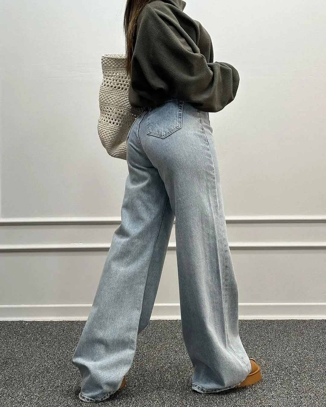 J # 01 Chakoor Wide Leg Jeans For Woman
