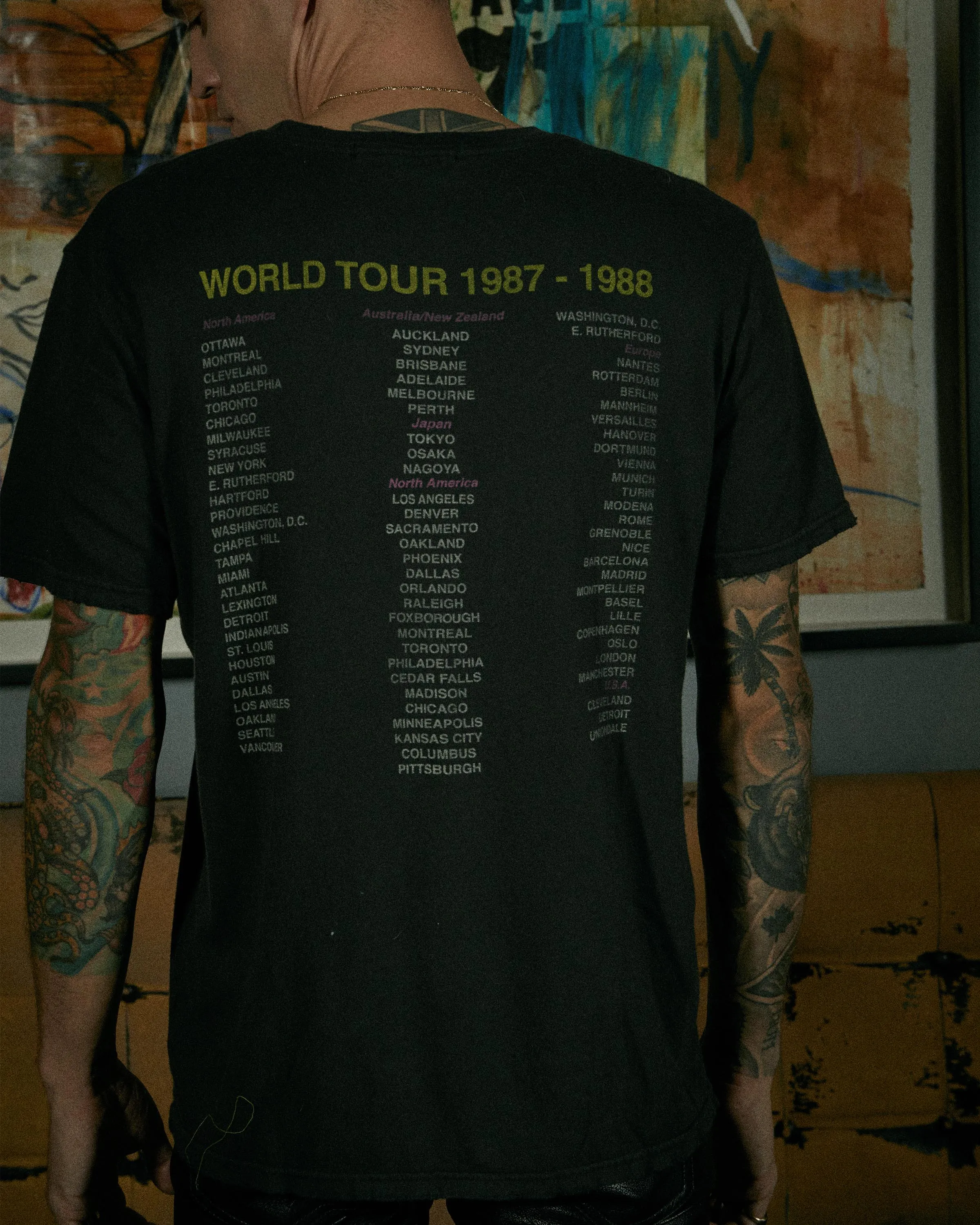 MENS PINK FLOYD TOUR TEE