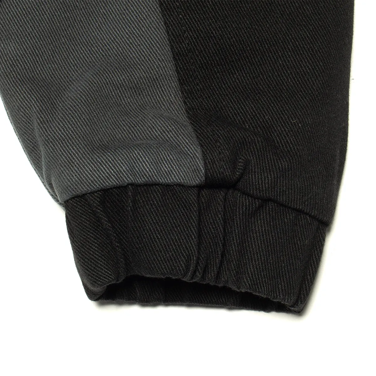 Panel Denim Hooded Bomber