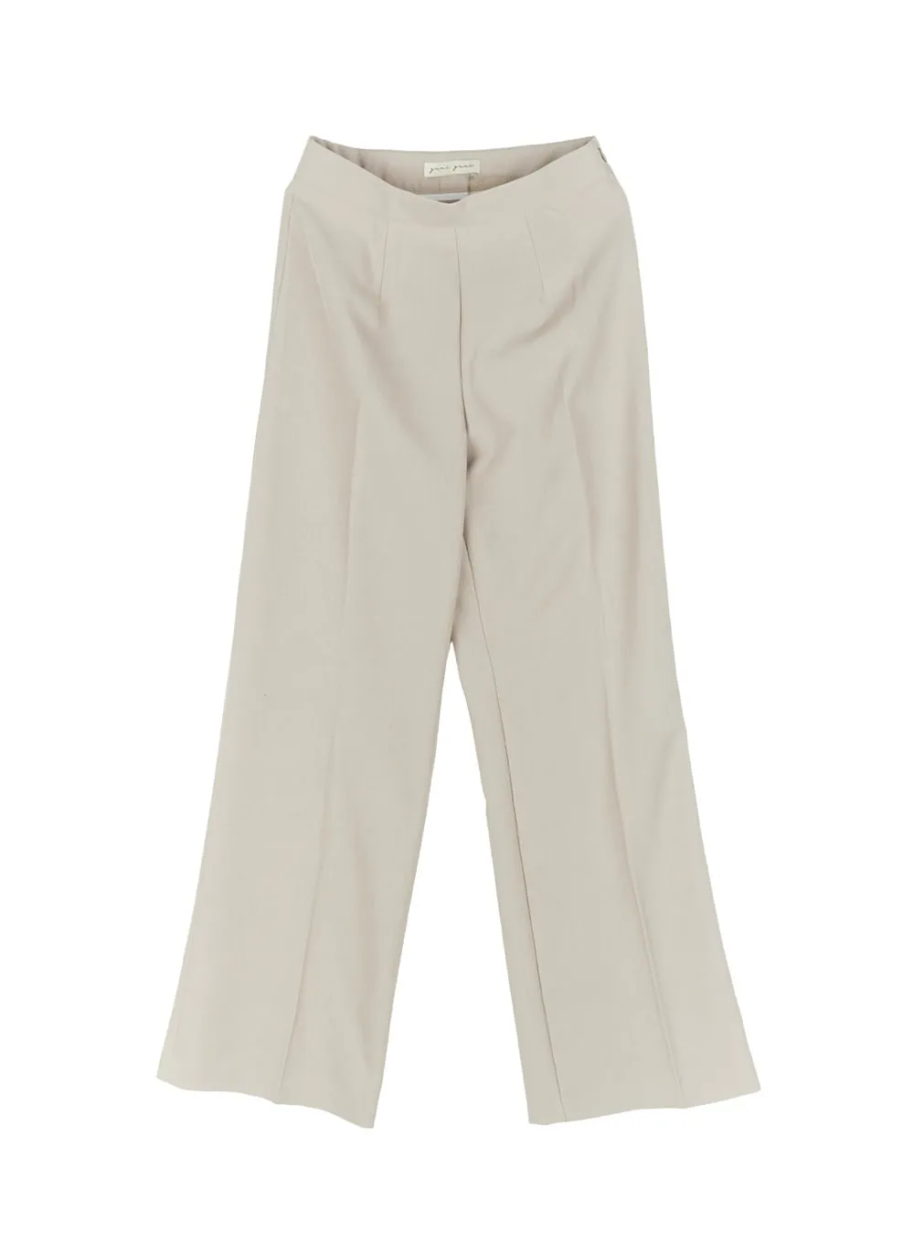 Side-Zip Loose-Fit Slacks CA516