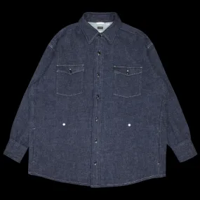 Women's Brushed Denim Shirt Jacket
