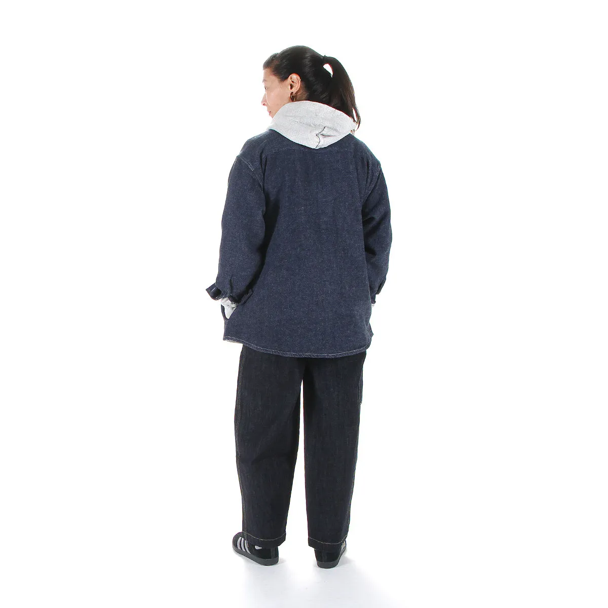 Women's Brushed Denim Shirt Jacket