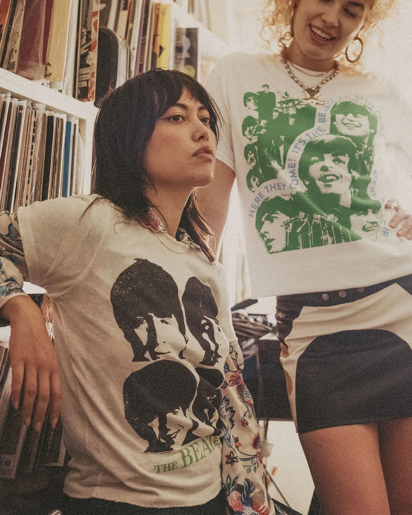 Women's The Beatles Four Portraits Original Tee